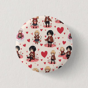 VALENTINE'S DAY ANIME BUTTON