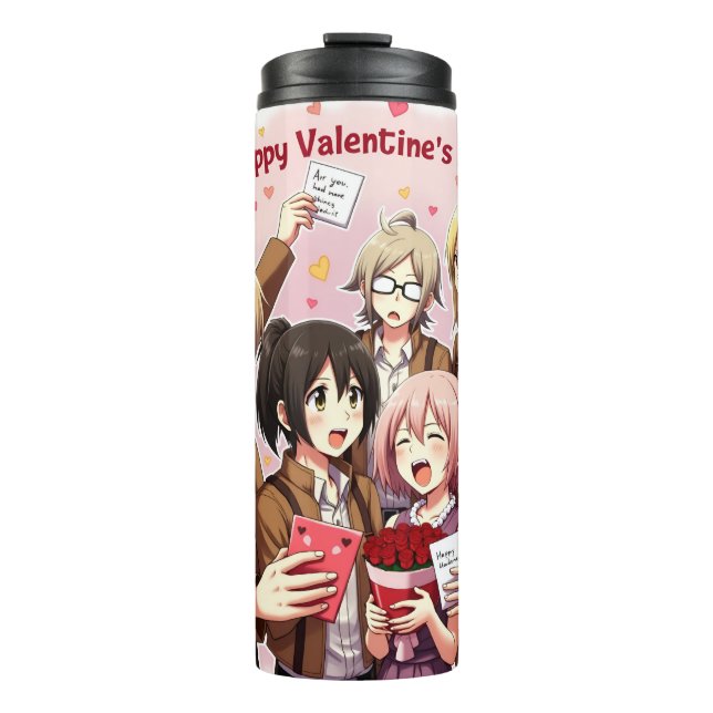 VALENTINE'S DAY ANIME TUMBLER (Front)
