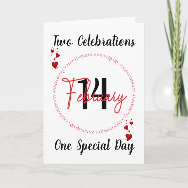 Valentines Day Anniversary Card (Front)