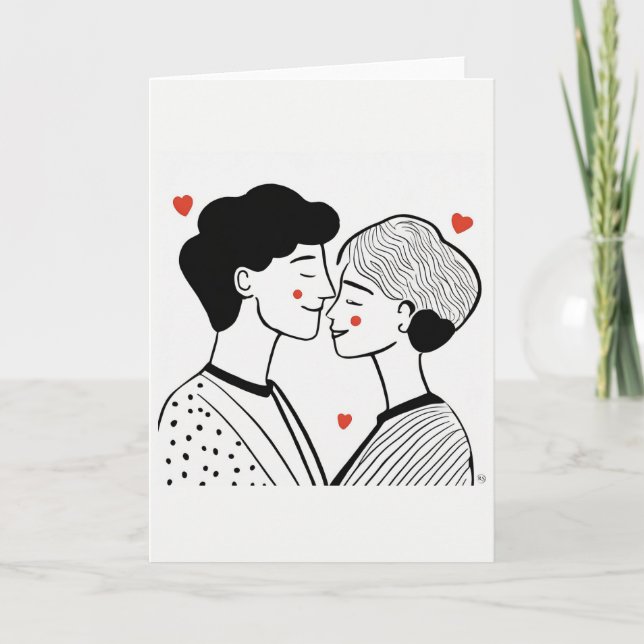 Valentine's Day Art Card (Front)