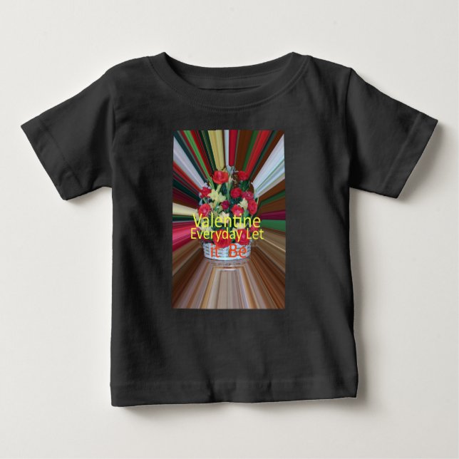 Valentine's Day Art Print Baby T-Shirt (Front)