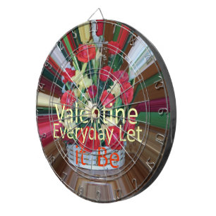 Valentine's Day Art Print Dartboard