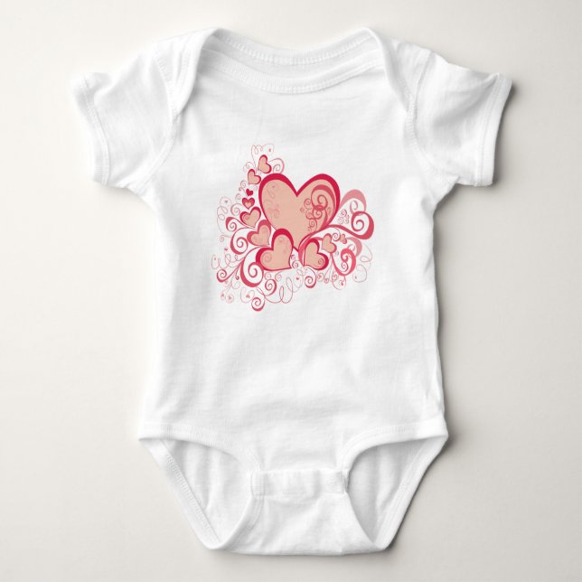 Valentine's Day Baby Bodysuit (Front)