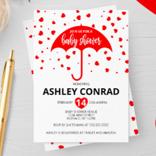 Valentine's Day Baby Shower Invitation