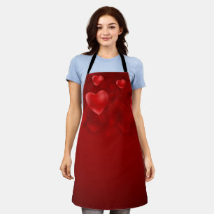 Valentines Day Background Apron
