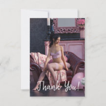 Valentine's Day Beauty in Lingerie on the Couch