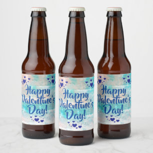 Valentine's Day beer labels by dalDesignNZ
