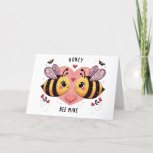Valentine's Day Bees Holiday Card