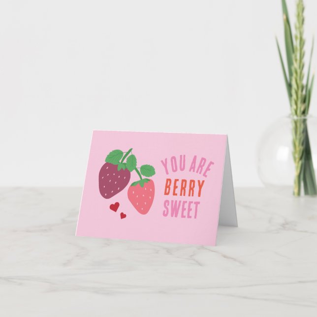 Valentine's Day Berry Sweet Card (Front)