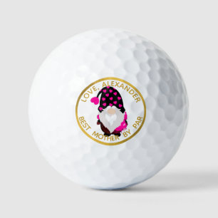 Valentines Day Best Mother by Par Gnome Golf Balls