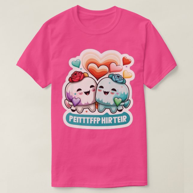 valentines day better together with love 3 T-Shirt (Design Front)