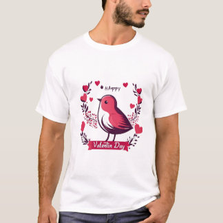 valentine's day bird T-Shirt