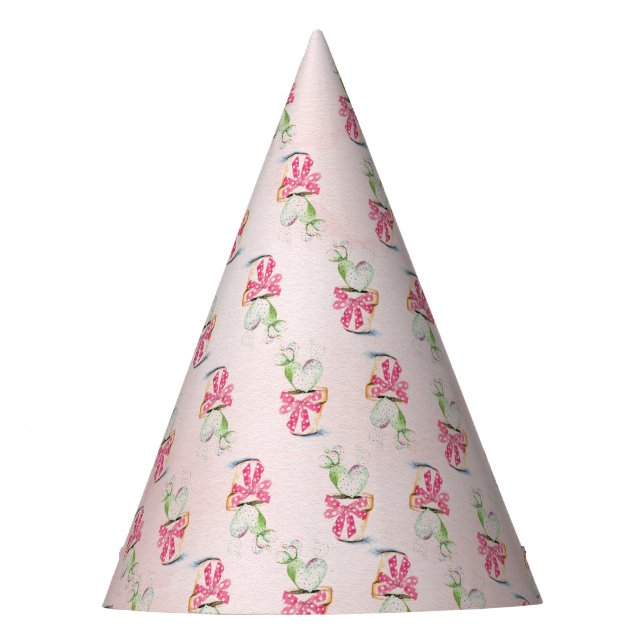 Valentine's Day Birthday Party Supplies Hat (Front)