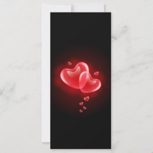 Valentine's day blazing hearts