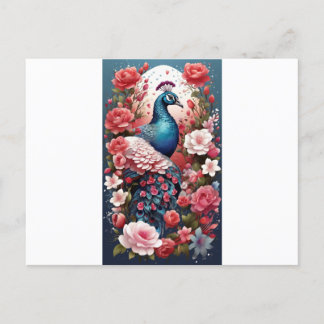 Valentine's Day Bliss: Floral Symphony Post Card 