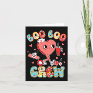 Valentine's Day Boo Boo Crew Nurse Funny Valentine Card