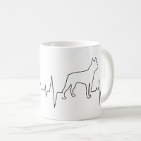 Valentine's Day Boston Terrier Heartbeat Dog Lover