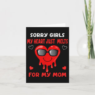 Valentines Day Boys Kids Son My Heart Just Melts F Card