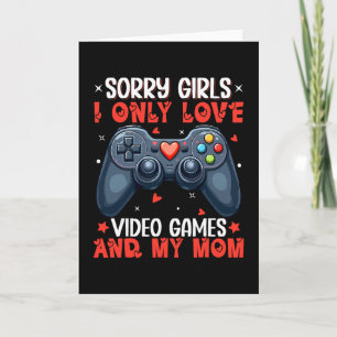 Valentines Day Boys Kids Son Video Games Funny Gam Card