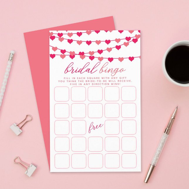 Valentine's Day Bridal Shower Bingo Game (Creator Uploaded)