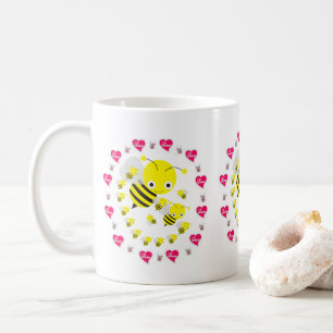 Valentine's Day Bumblebee Mice Mugs