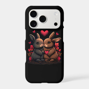 Valentine's Day Bunny Bliss, Love Hearts and Roses