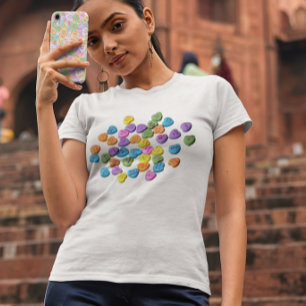 Valentine's Day Candy Hearts Love T-Shirt