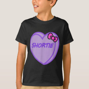 Valentines day candy sweet hearts love shortie T-Shirt