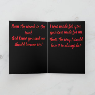 valentines day card
