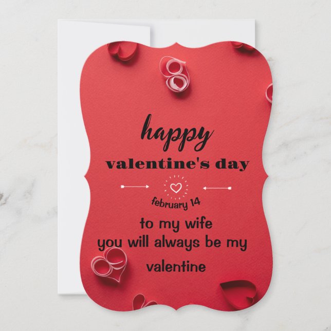 Valentines Day Card (Front)