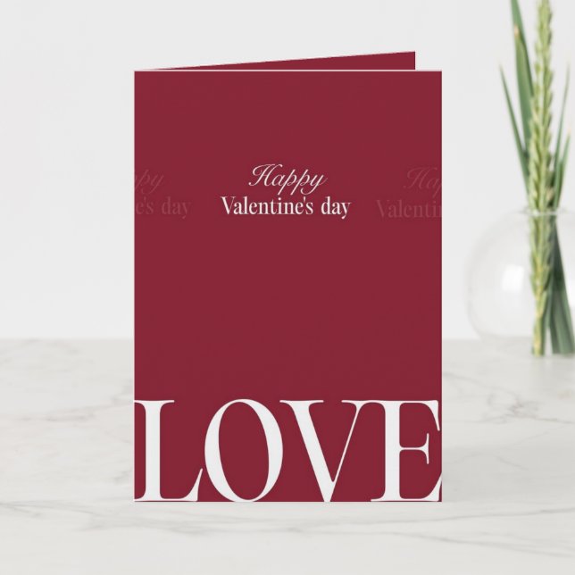 Valentine's Day Card (Front)