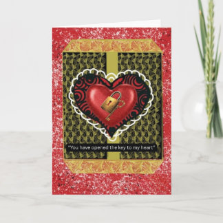 Valentine's day Card-Blank Inside Holiday Card