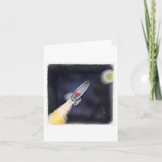 Valentine's Day card- blastoff Holiday Card