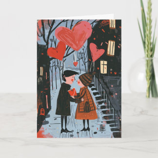 Valentine's Day Card - Couple in Love
