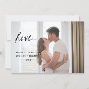 Valentines Day Card - Covered with Love, Dark
