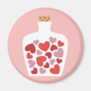 Valentine's Day card design Magnet