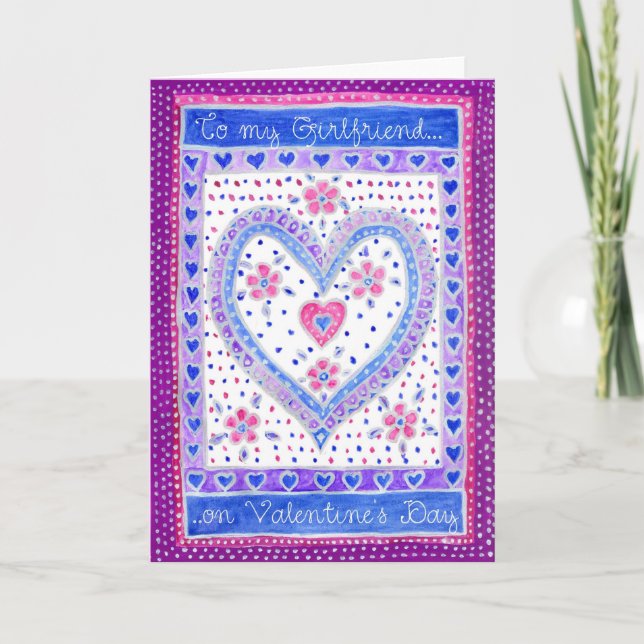 Valentine's Day Card for a Girlfriend (Front)