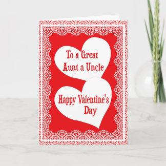 Valentine's Day Card For Aunt And Uncle