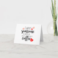 Valentine's Day Card for Coffee Lover Friend