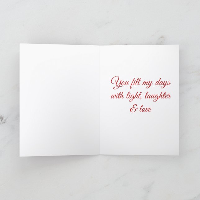Valentine's Day Card for him/her (Inside)