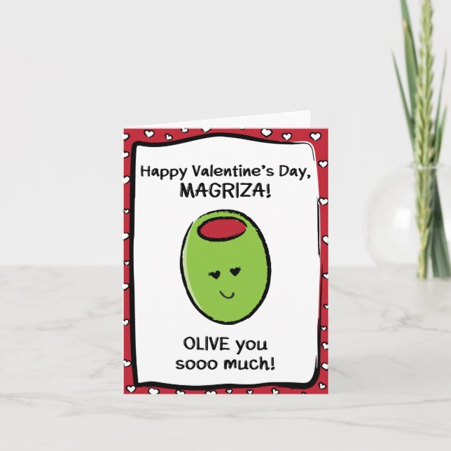 Valentine's Day Card for Magriza (Front)