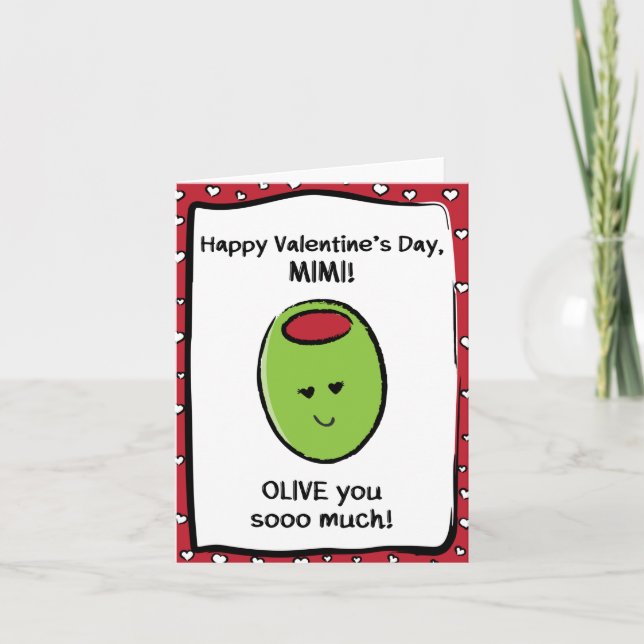 Valentine's Day Card for Mimi (Front)