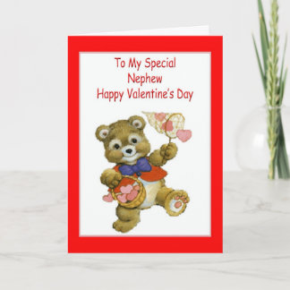 Valentine's Day Card For Nephew