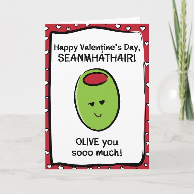 Valentine's Day Card for Seanmháthair (Front)