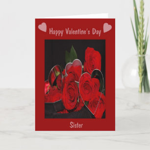 Valentine's Day Card For Sister