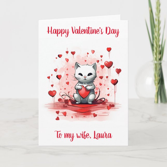 Valentine's Day Card for Wife (Front)