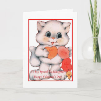 Valentine's Day Card Goddaughter