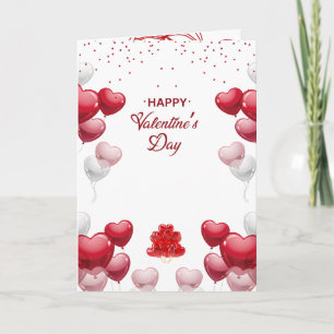 Valentine's Day Card: Heartfelt Expression of Love Holiday Card