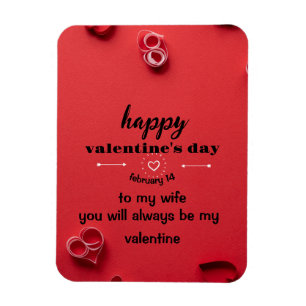 Valentines Day Card Magnet
