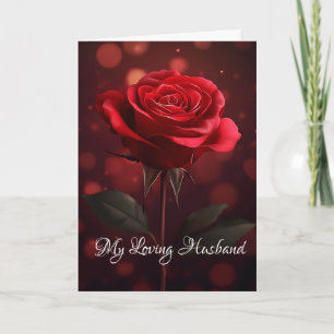 Valentine's Day Card-My Loving Husband Holiday Card